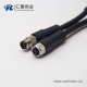 m12 5芯電纜公轉(zhuǎn)母不帶屏蔽直式A型1M AWG22