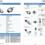 NI1-1-H120-1UYY-T05 高壓互鎖連接器銅牌插座200A、250A、300A通用款